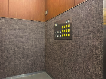 壁パネルのアップ